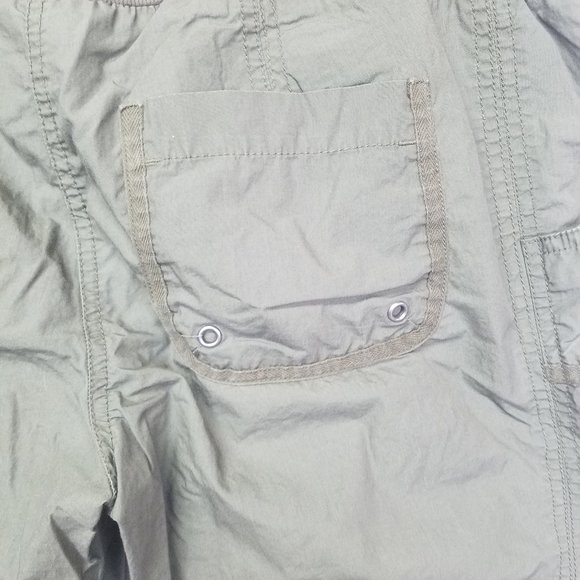 New York & Company Women's Pants Elastic Waist Button Green Size 8 - Picture 12 of 14